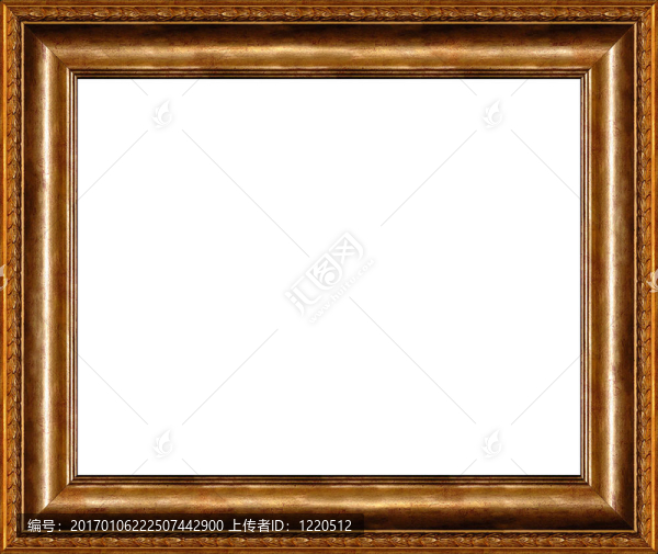 仿古鄉(xiāng)村暗金色相框隔離