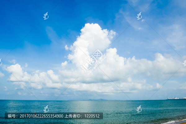 藍(lán)色的大海