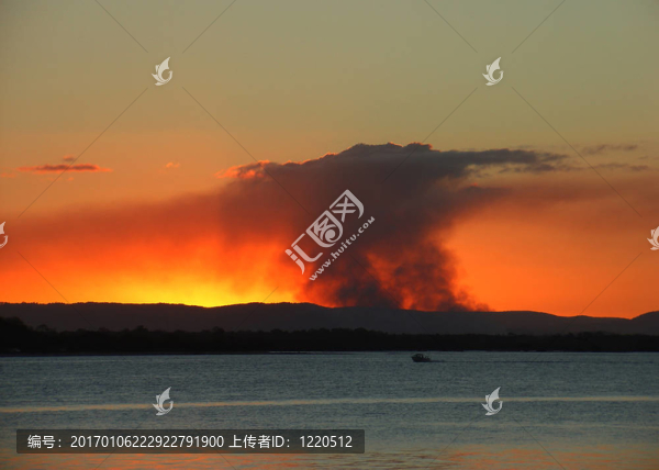 野火日落