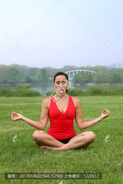 美麗的黑色的瑜伽教練