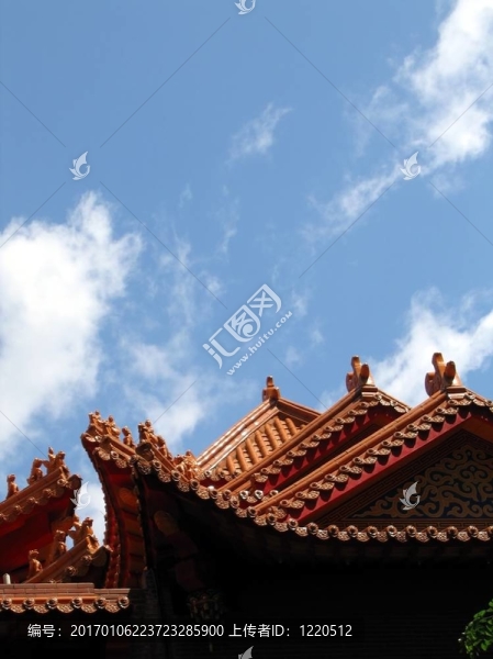 中華寺的屋頂