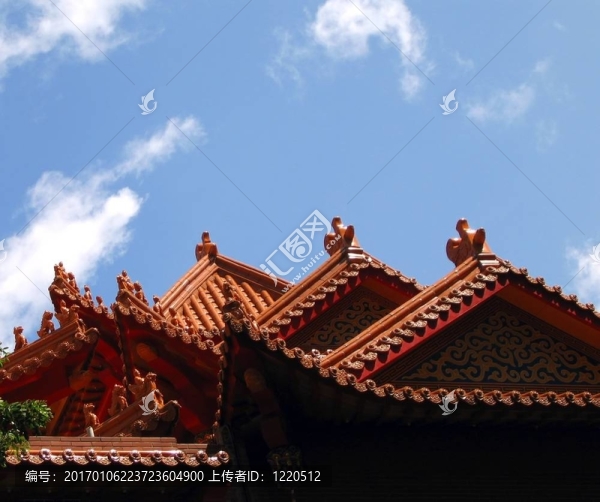 中國寺廟屋頂