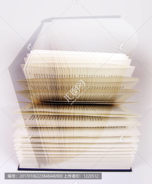 打開的書