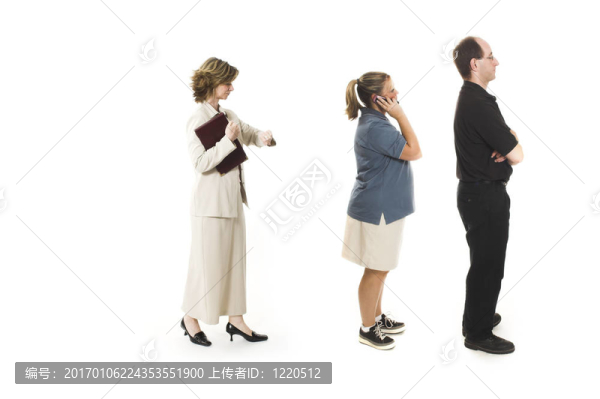 排隊(duì)的人