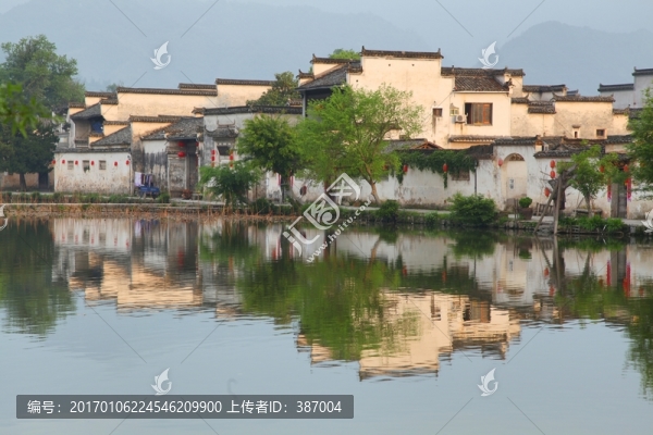 安徽宏村,南湖