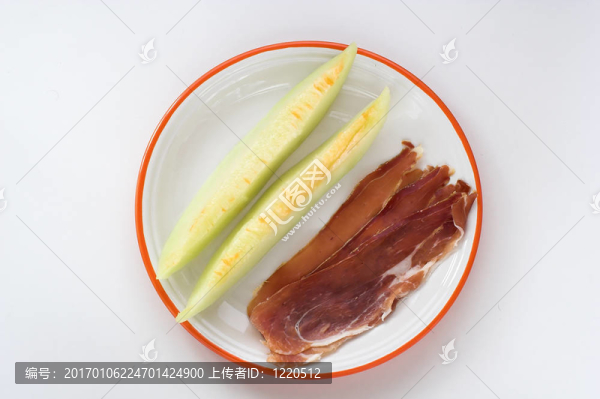 甜瓜和火腿