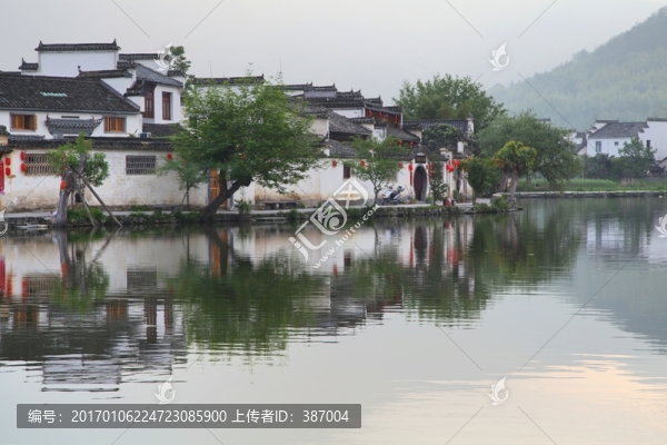 安徽宏村,南湖