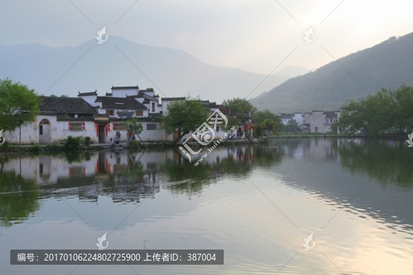 安徽宏村,南湖