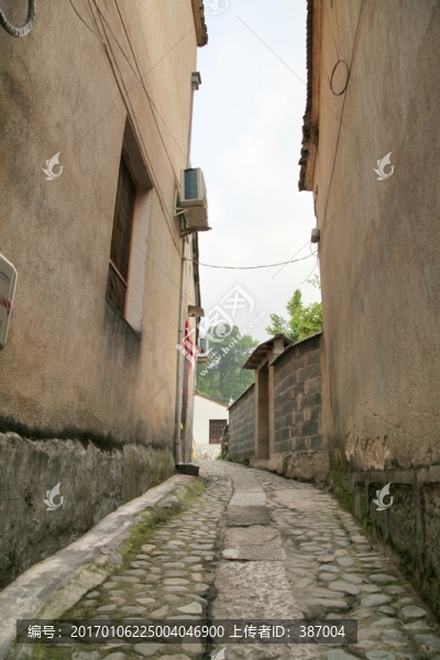 安徽宏村,古巷道