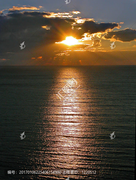 海上日落