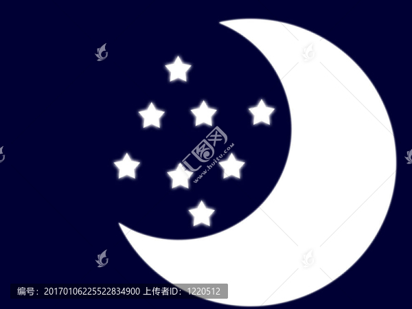 月亮和星星