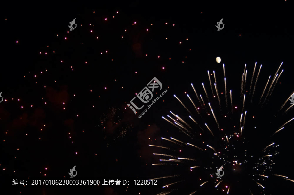 煙花和月亮