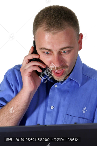 帶手機的商人