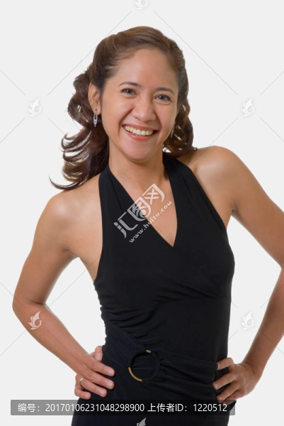 黑色性感女人