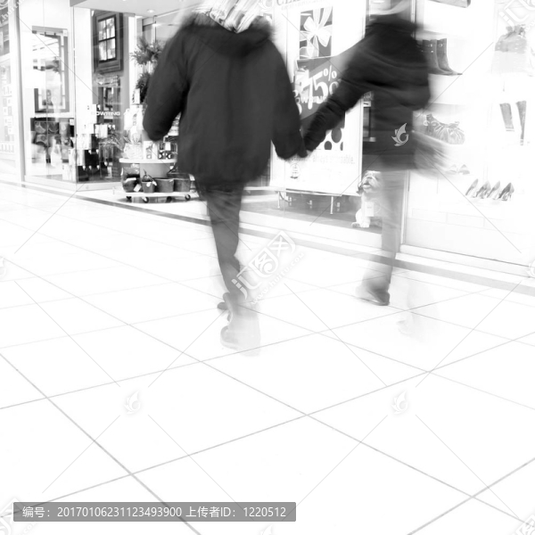 牽著的手
