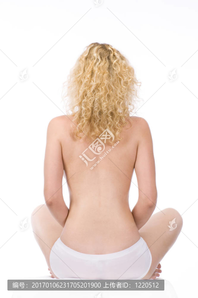 年輕的女人沉思