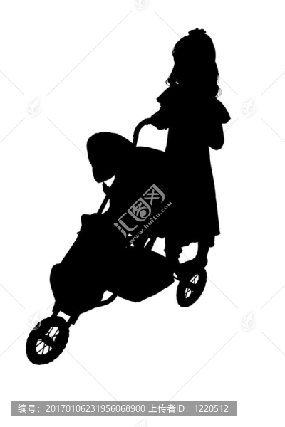 剪影的孩子