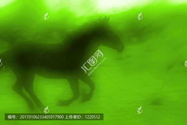 綠色的馬