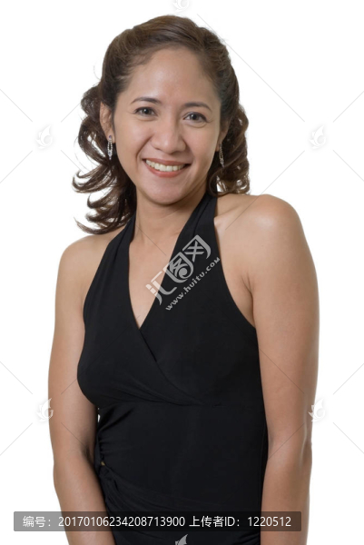 黑色性感女人