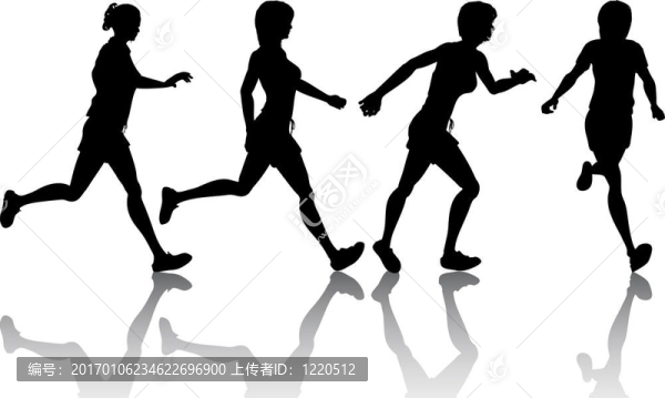 女性慢跑者