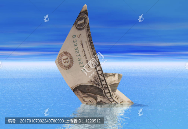 美元的船沉沒
