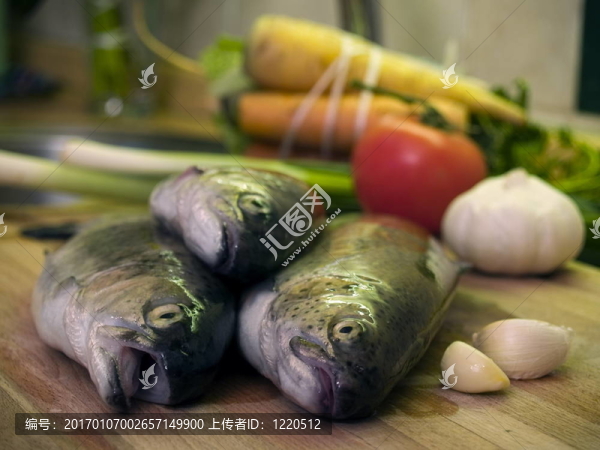 新鮮的鱒魚3