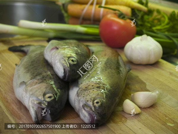 新鮮的鱒魚(yú)4