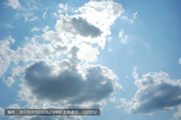 陽(yáng)光燦爛的天空