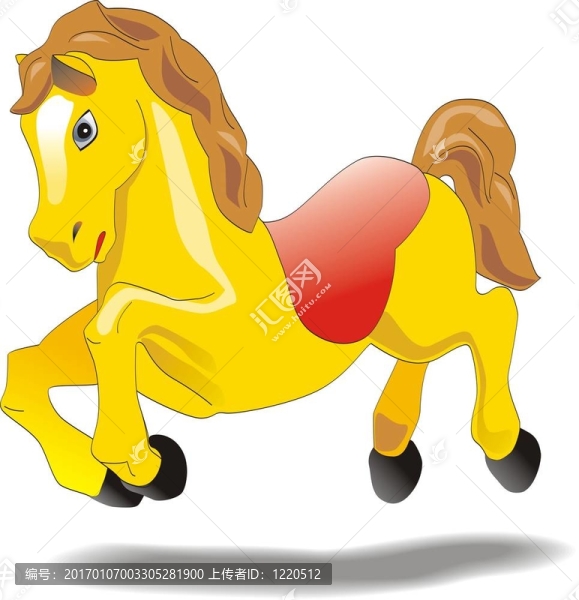 卡通寶貝馬