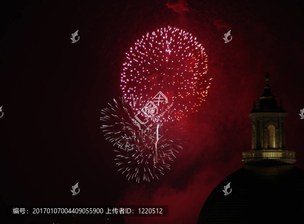 七月第四的煙花在波士頓2006