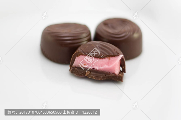 吃了一半的巧克力