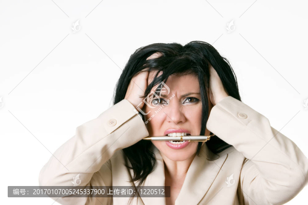 女商人沮喪