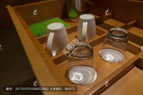 杯具,酒店,收納