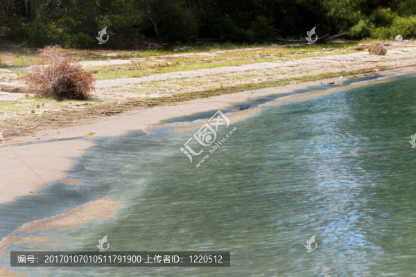 空曠的海灘