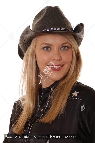一個cowgir肖像