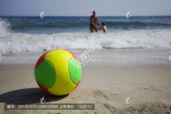 在海上