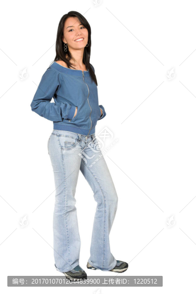 美麗的年輕女孩