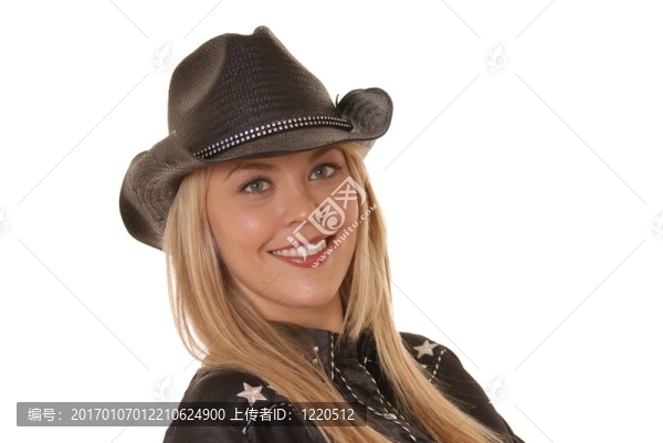 一個cowgir肖像