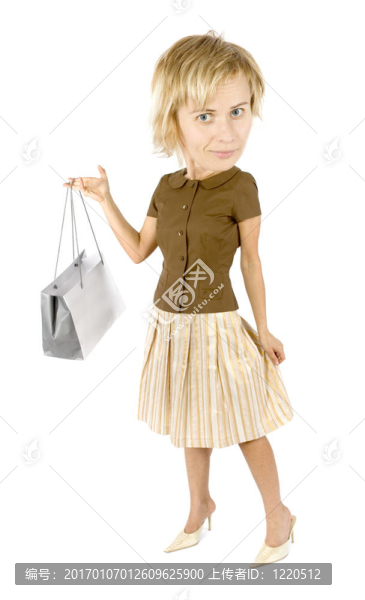 購(gòu)物的女人的漫畫(huà)