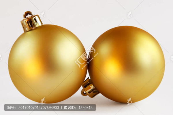 金色圣誕球