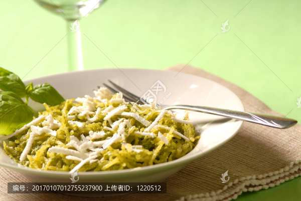 香蒜醬的晚餐