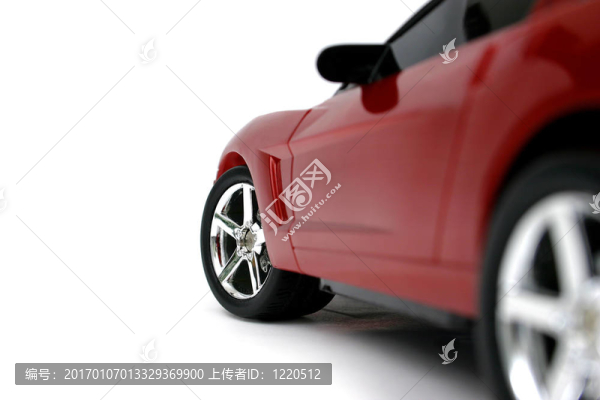 紅色轎車(chē)微型