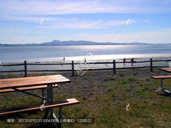 海灘野餐桌