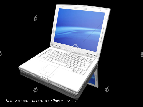 白色的筆記本電腦