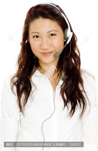 女接待員