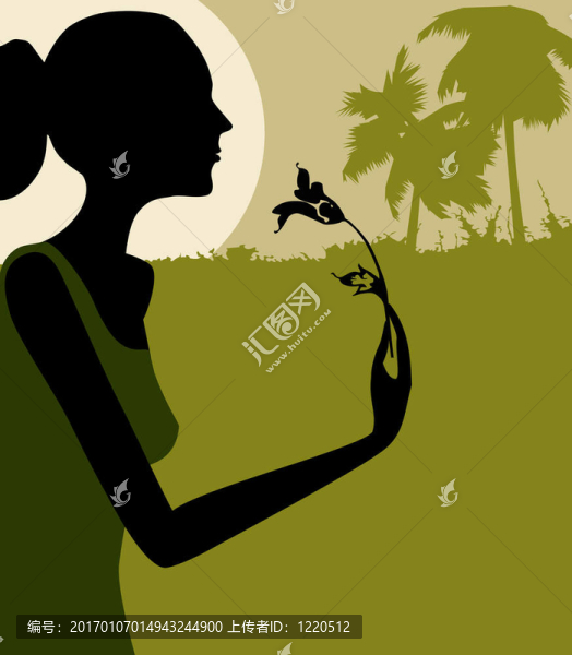 女人與花-匯圖網(wǎng) www.fosd68.com 女人與花