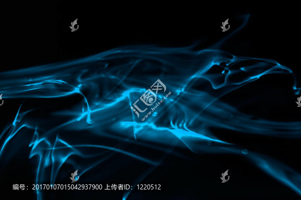 藍(lán)色的摘要