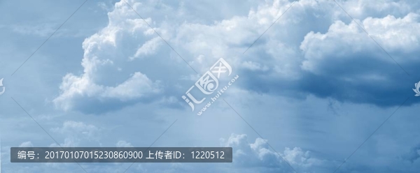 巨大的云全景