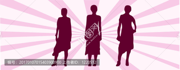 在豐富多彩的背景檢查組合的相似圖像的女性