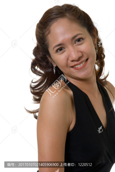黑色性感女人